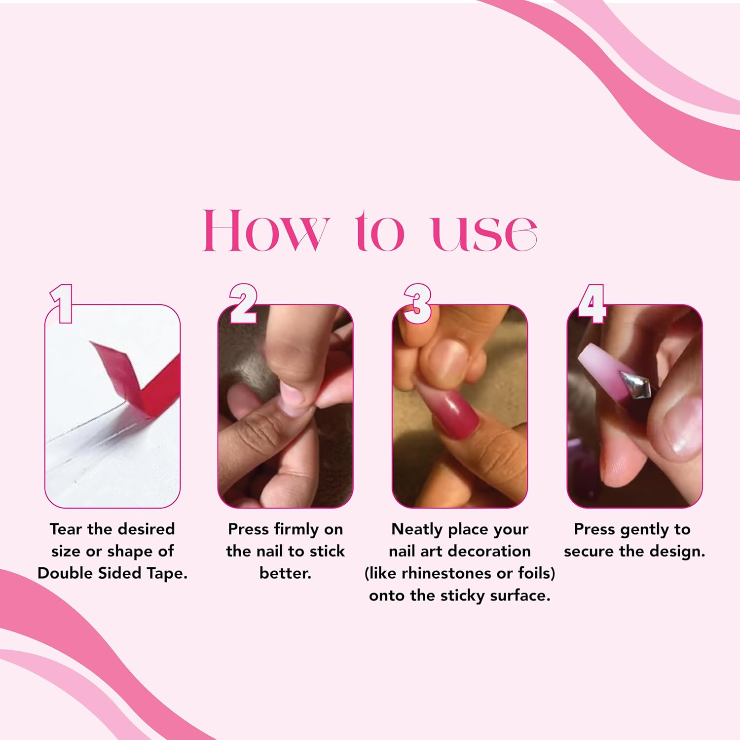 Double Sided Nail Tape | Strong Adhesive Tape for Press On Nails