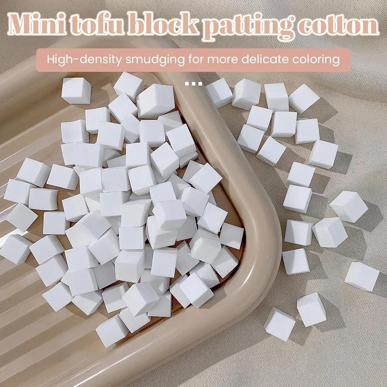 4 Claws Nail Sponge Metal Grabber with 100 Pcs Mini Replaceable Nail Sponges Blocks